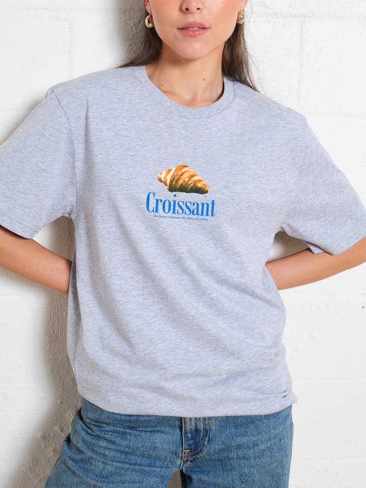 Threadheads - Wholesale Screen printed t-shirt – unisex - Le Croissant T-Shirt1