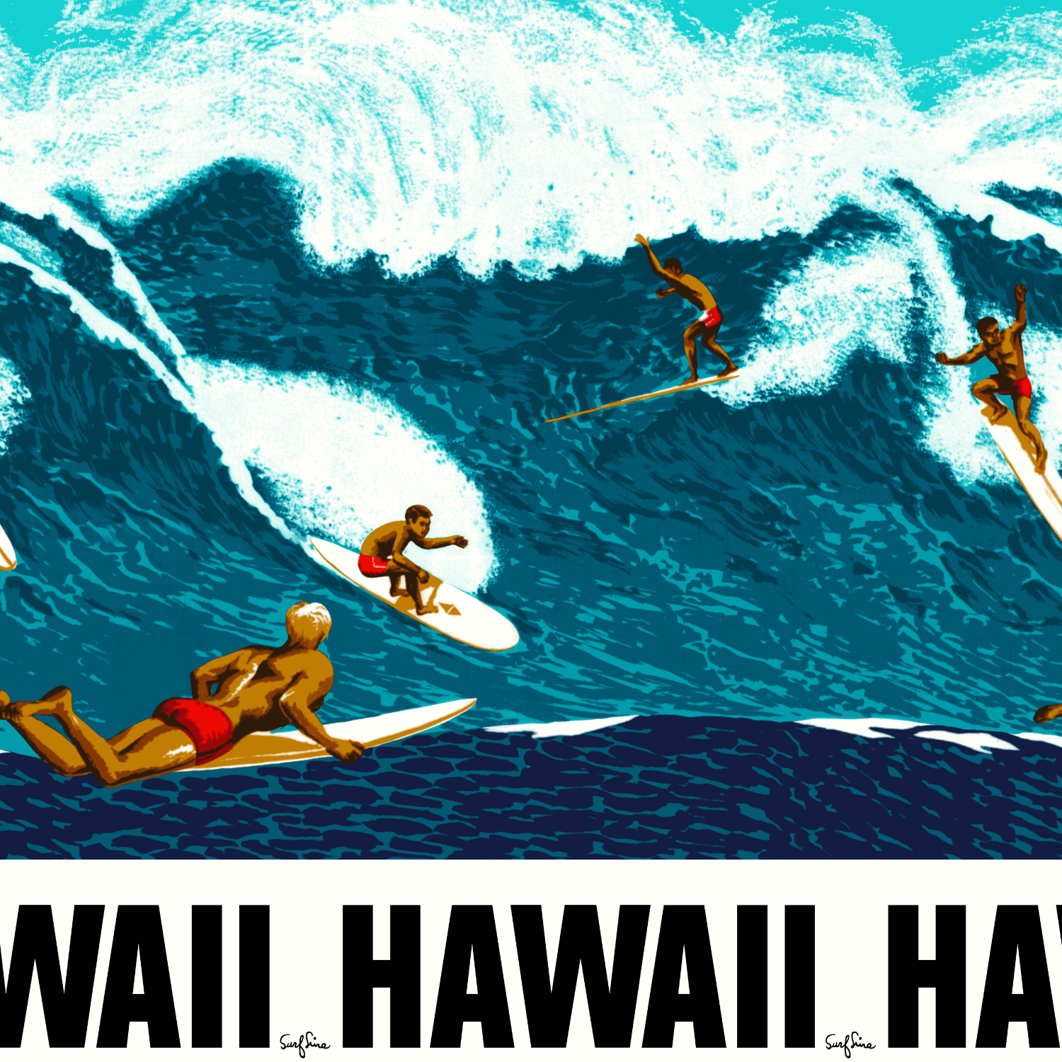 JAMS World - Wholesale Tote Bag - Women's - Farmers' Market Bag - Big Wave1