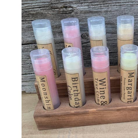 Urbanfarmergirls - Wholesale Lip Balm - Wooden Lip Balm Counter Top Display1