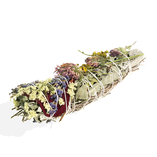 Peace Streaks - Wholesale Smudge Stick - Floral White Sage & Lavender 6" Smudge Stick - 3 Pack1