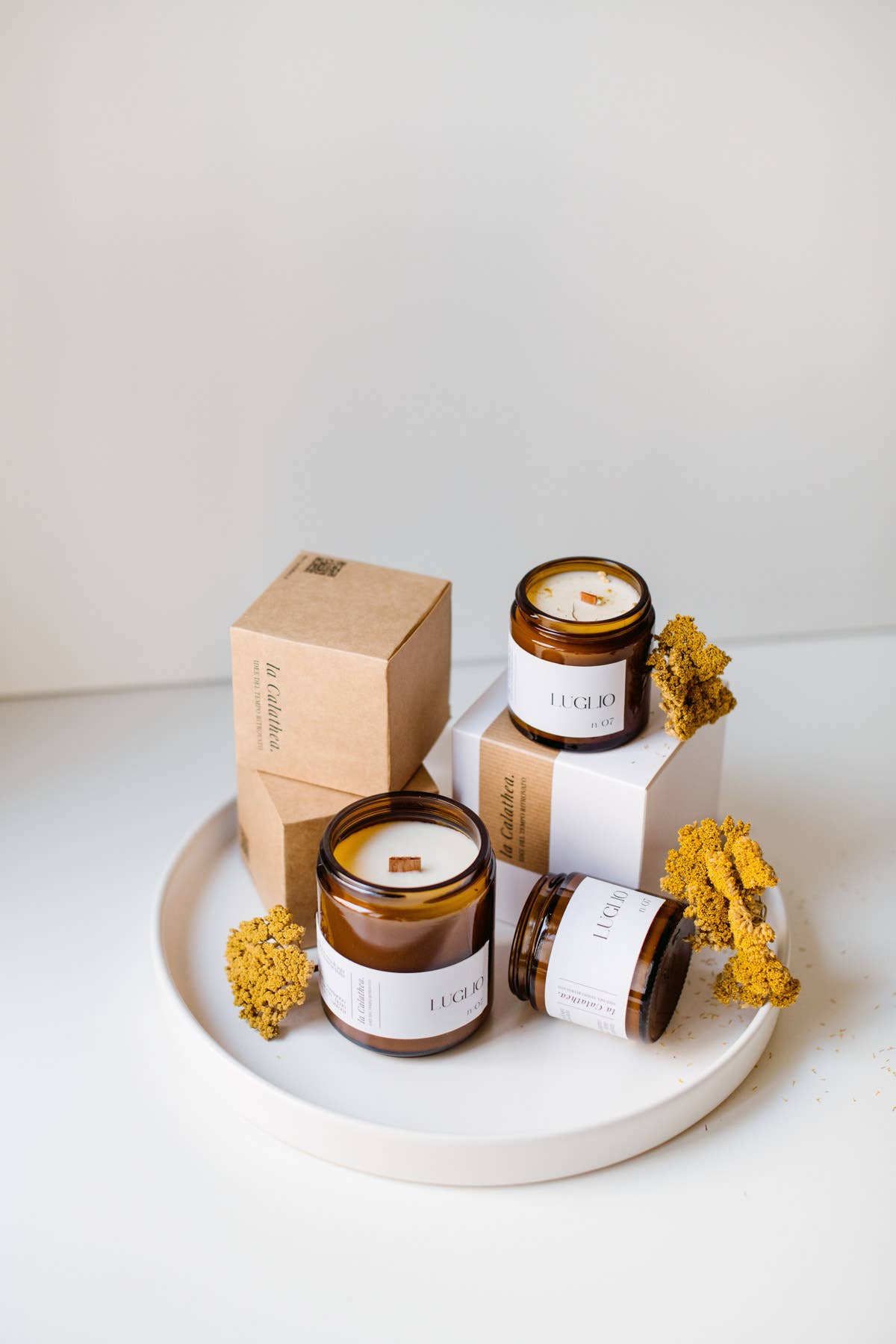 La Calathea - Wholesale Jar/Filled Candle - Candela July4