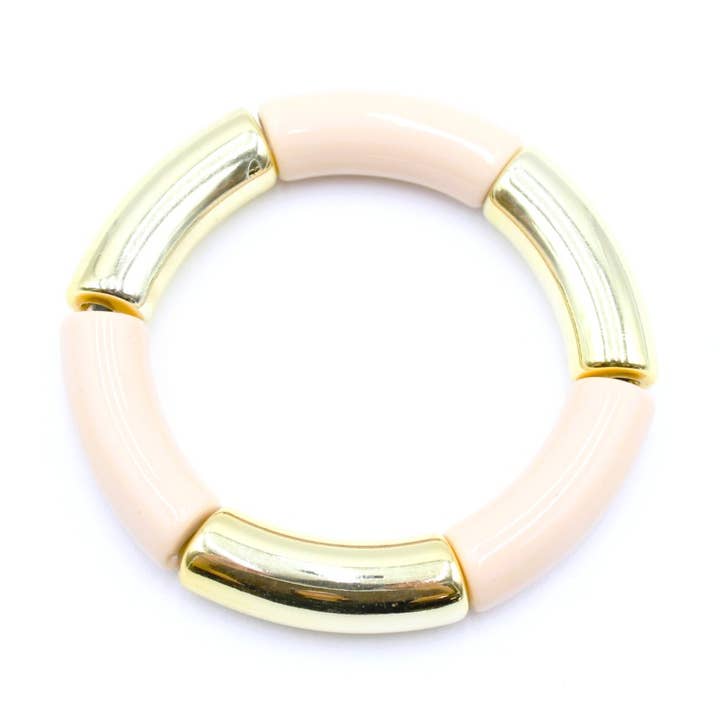 Bracelet jonc doré et couleur unie pour la vente par Reference Mode