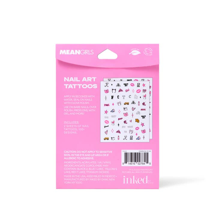 INKED by Dani - Wholesale Nail Art/Decal - INKED by Dani x Mean Girls: Fetch Nail Art