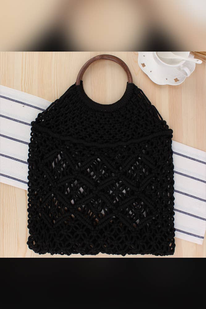 UNISHE - Wholesale Beach Bag - ACC1379 Hand Knitting Beach Straw Bag0