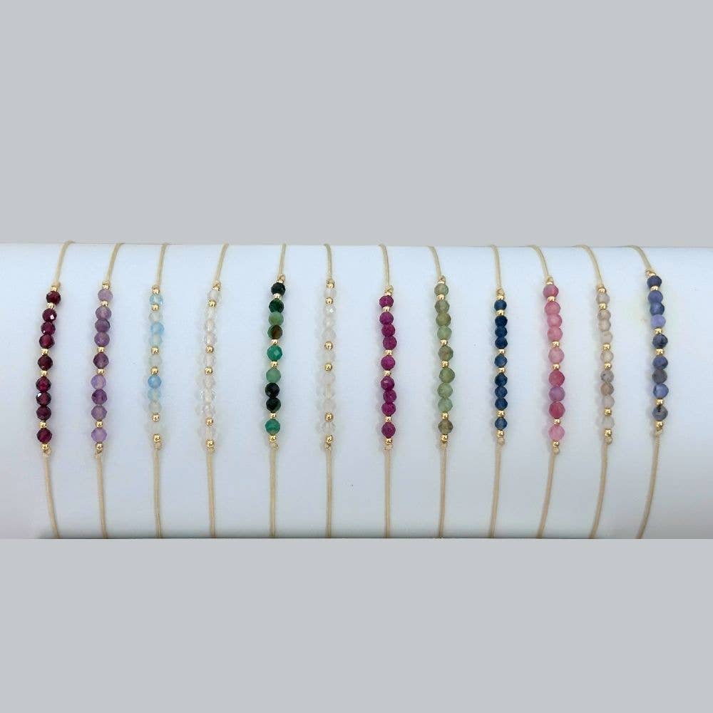 Picki Nicki - Wholesale Jewelry Set - Birthstone Bracelet Gemstone Sets on Cards8