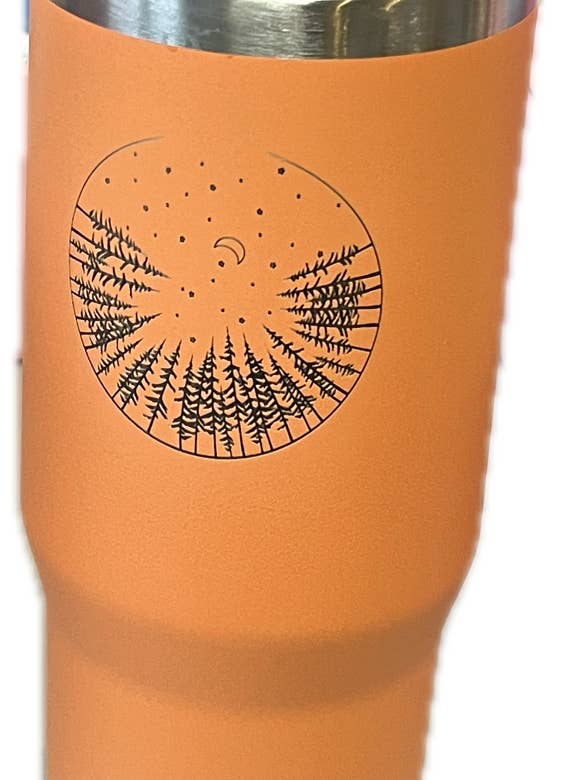 Forest Water Bottle for wholesale by Wildberry Waves