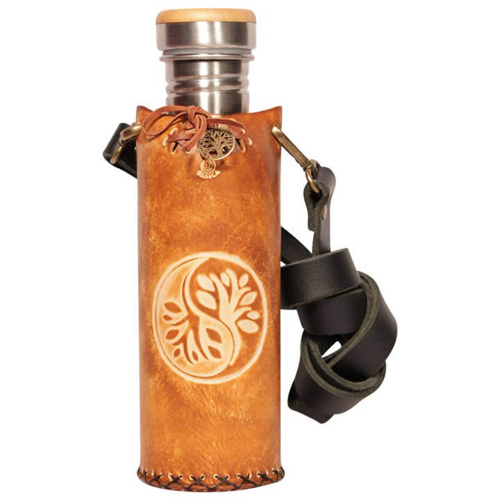 Tan - Yin Yang - Porte-bouteille d'eau de luxe pour la vente par Vesica