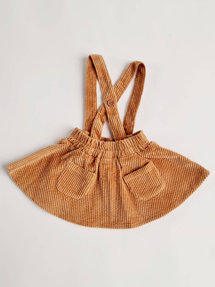 Cross-back Cord Skirt for wholesale by Charlie and Bear Boutique