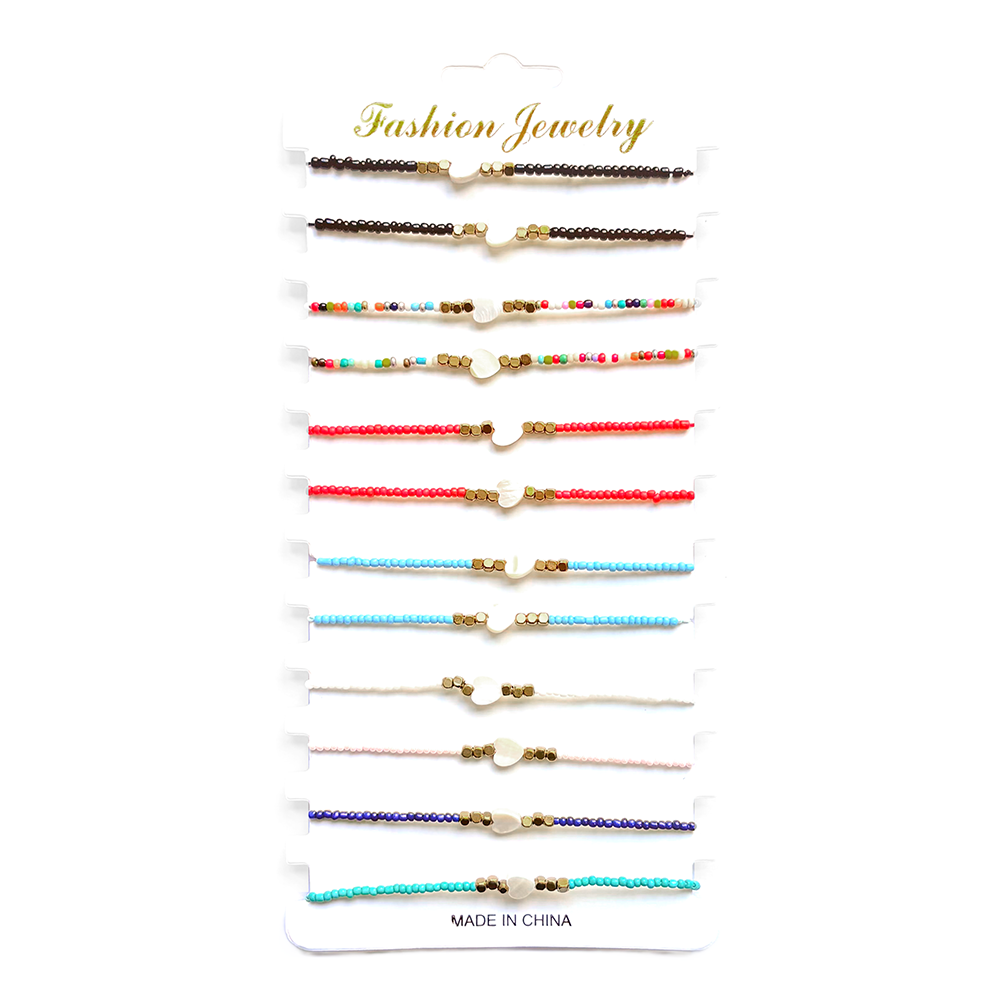 variegated bracelet - heart for wholesale on Faire0