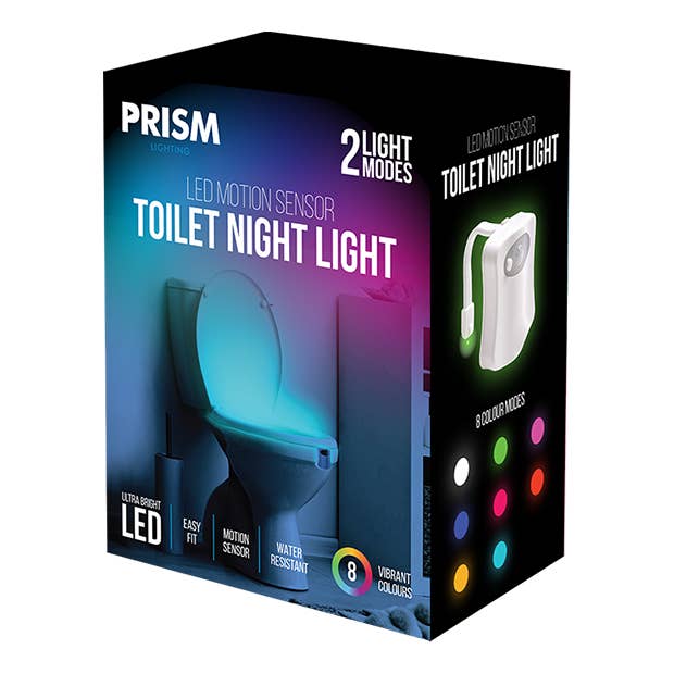 LED Motion Sensor Toilet Night Light - 5056283861383 for wholesale by LMT-UK