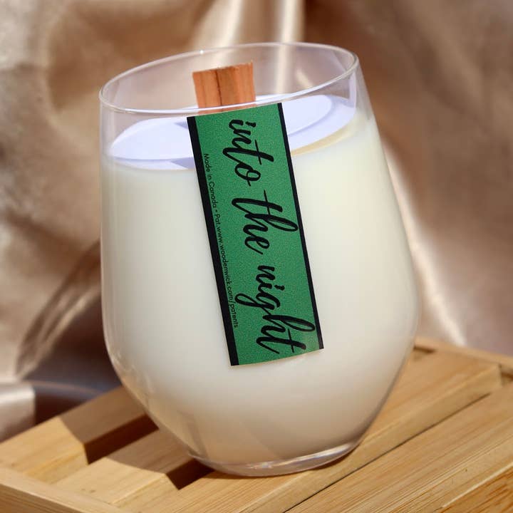 Into The Night Candle for wholesale by Brave Aurora Co.