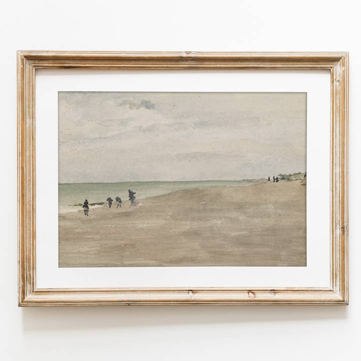 Hyggely - Wholesale Art Print - Vintage Coast Landscape View | Beach Shore Art Print L1083