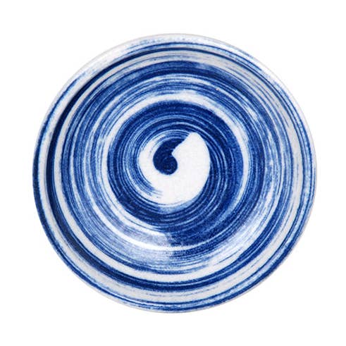 Piatto per salsa in porcellana Swirl Design 2 oz Dia 3,75 pollici per la vendita all'ingrosso da parte di Urban Tokyo