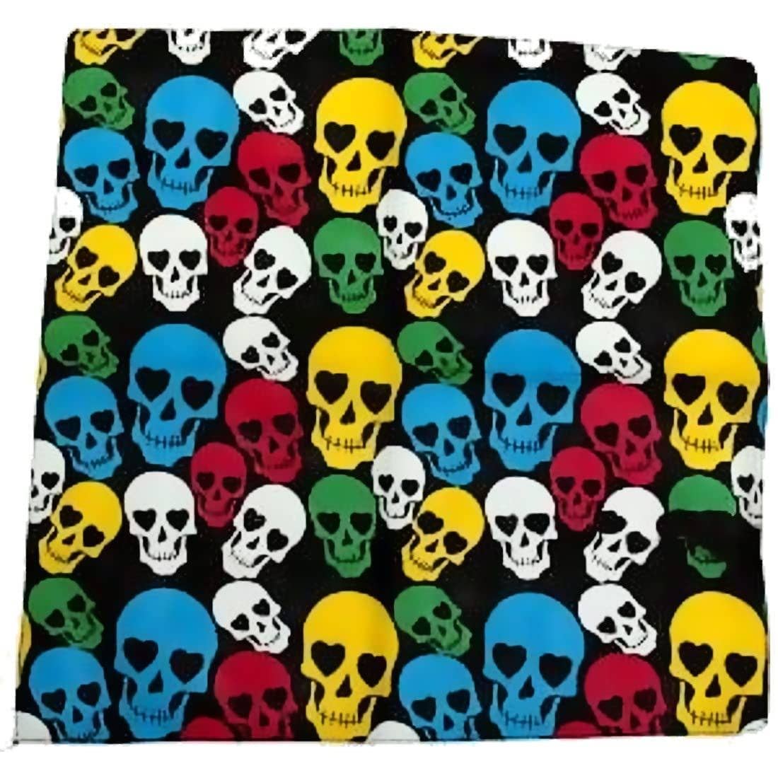 Topkids Accessories - Venta al por mayor Bandana - Unisex - Bandana para la cabeza estilo biker, ropa alternativa, pañuelos para hombre, accesorios para moto, mascarilla, regalos góticos, pañuelo shemagh para hombre, máscara de calavera11