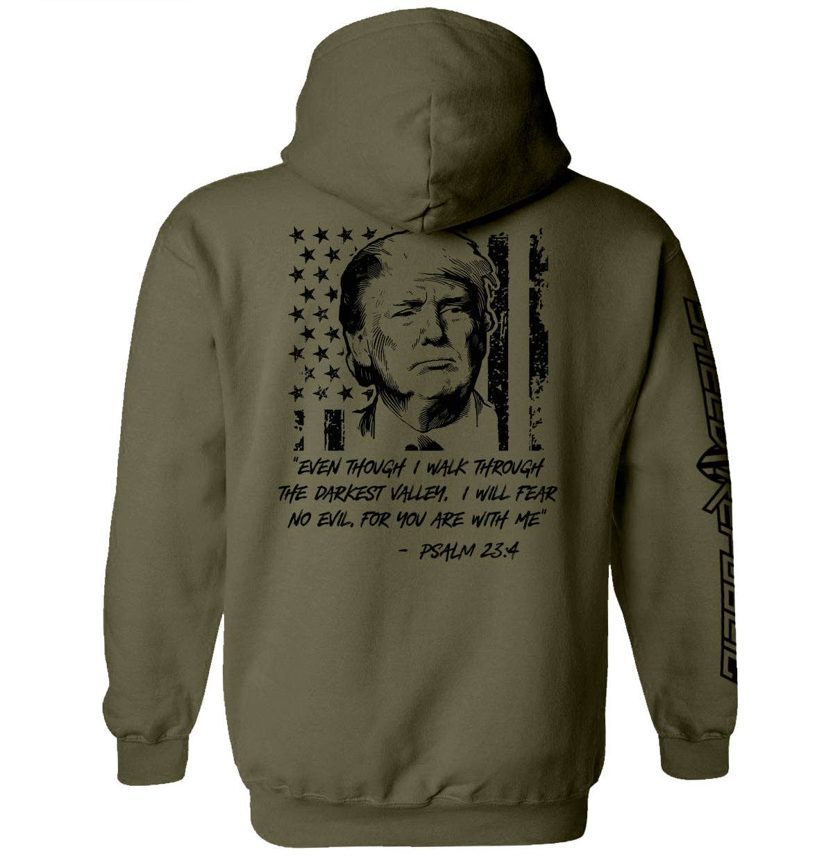Shield Republic - Wholesale Screen Printed T-Shirt - Men's - Trump Psalm 23-47