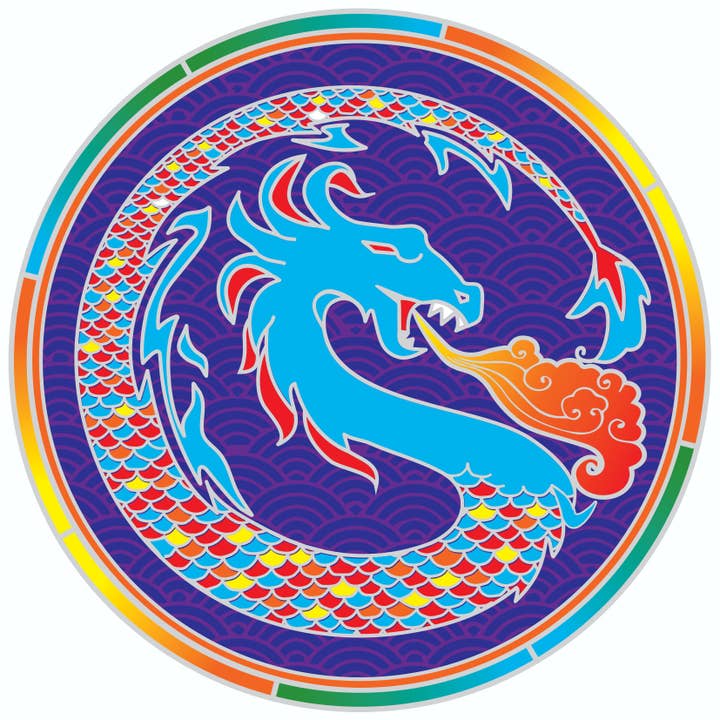 Mandala Sunseal Dragon Breath per la vendita all'ingrosso da parte di Illumination Mandalas