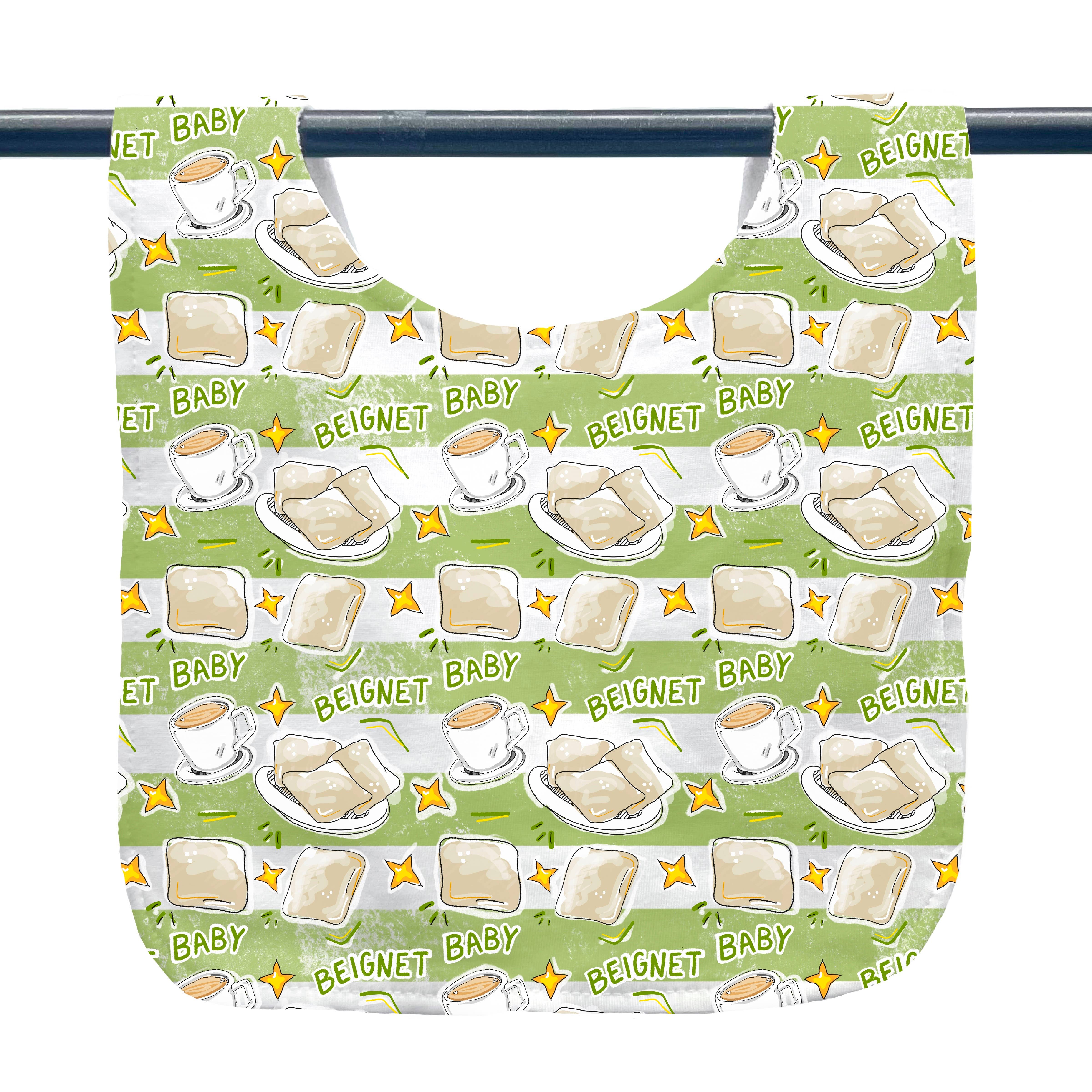 Home Malone - Wholesale Bib - Baby - Beignet Baby Bib 0