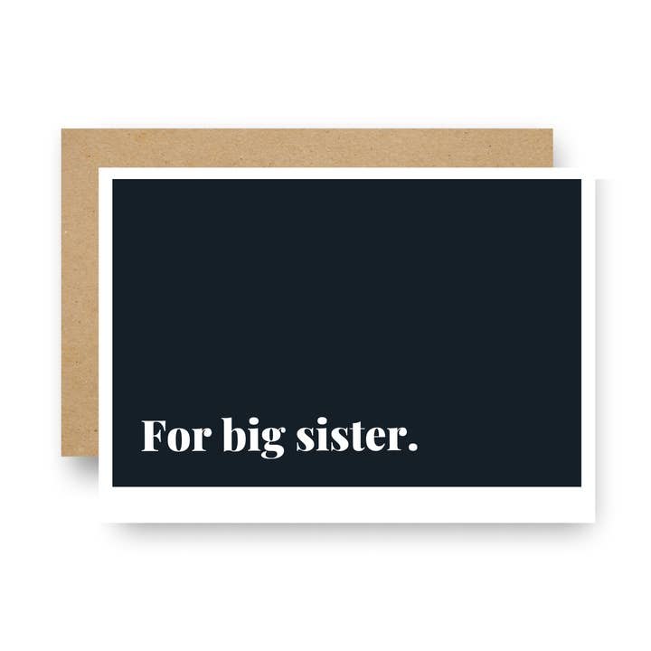 For the Big Sister Enclosure Card for wholesale by Careerlog