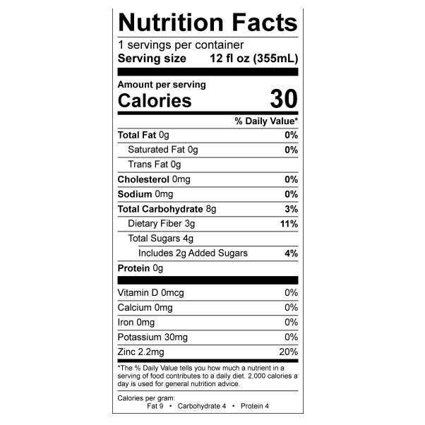 Jones Soda - Wholesale Soda/Carbonated Drink - POP JONES Mixed Berry Kiwi Prebiotic Soda
