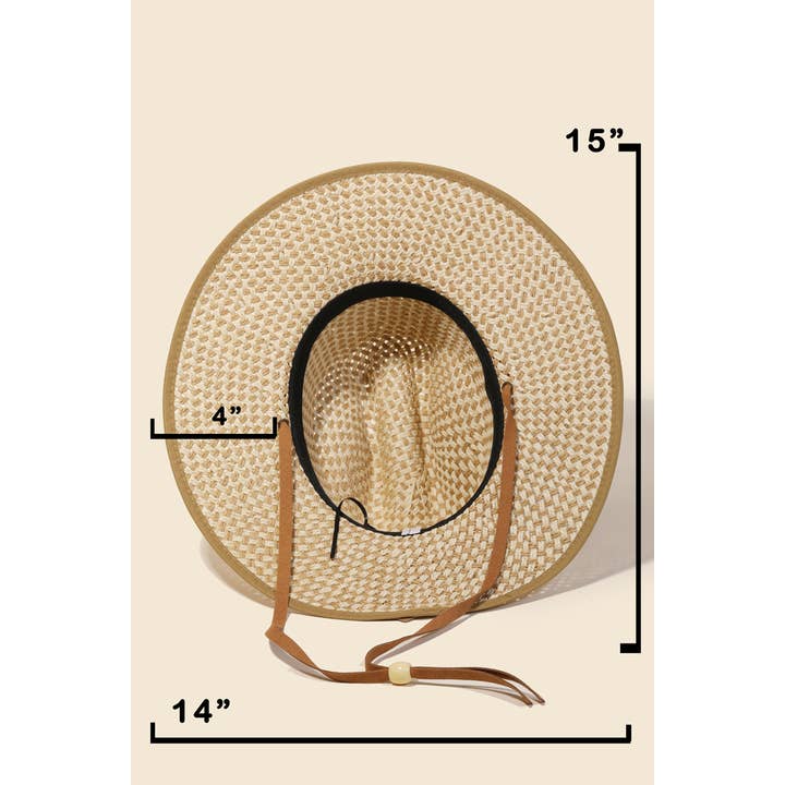 Anarchy Street - Wholesale Straw Hat - Women's - Straw Weave Fashion Sun Hat - Adjustable Inner String