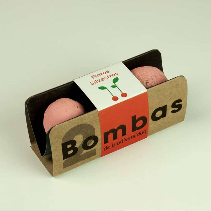 Biodiversity bombs "Red wildflowers"❤️ for wholesale by Resetea