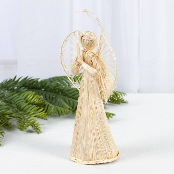 Factory Direct Craft - Wholesale Doll - Kids - 6" Abaca Straw Cone Angel