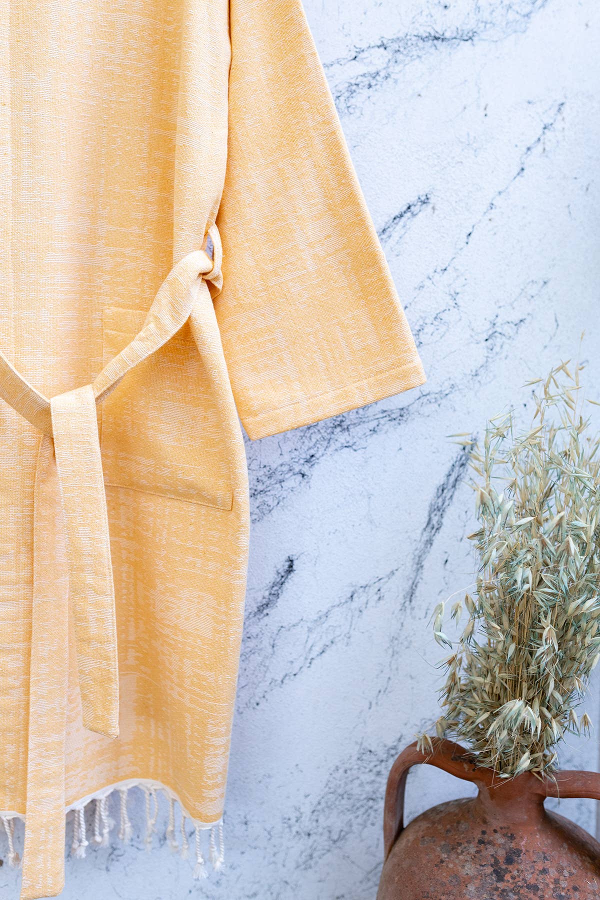 Kikoya - Wholesale Robe - Unisex - Terrybacked Bathrobe Turkish Cotton Light Weight Hood Quick32