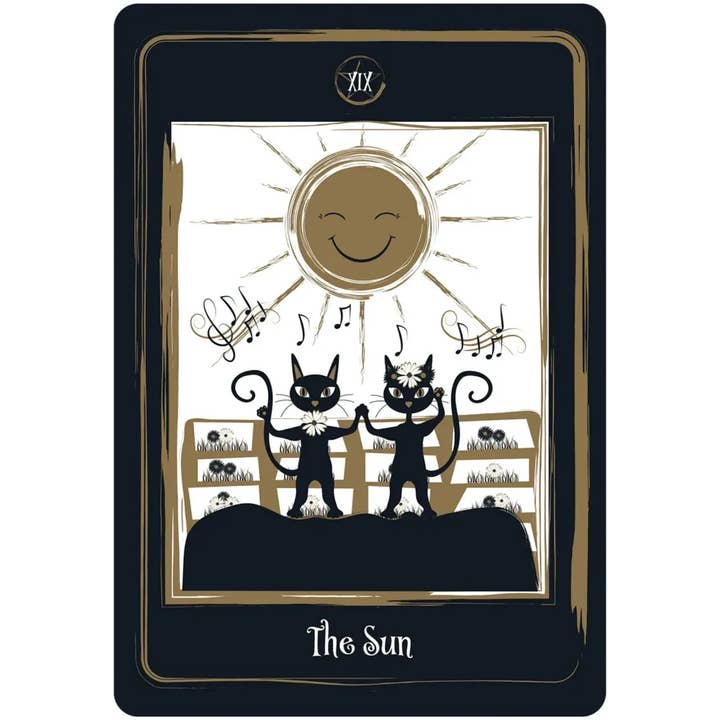 U.S. Games Systems Inc. - Wholesale Tarot Cards - Golden Black Cat Tarot
