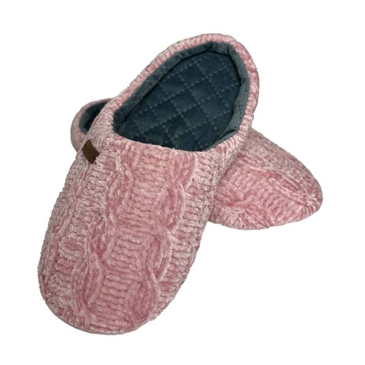 Pantoufles Dusky Rose pour femmes pour la vente par Urban Knit Slipper Socks & Gifts