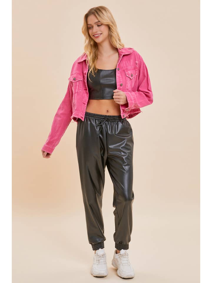 Mustard Seed – wholesale Jeansjackor – Dam – FÄRG JEANSJACKA