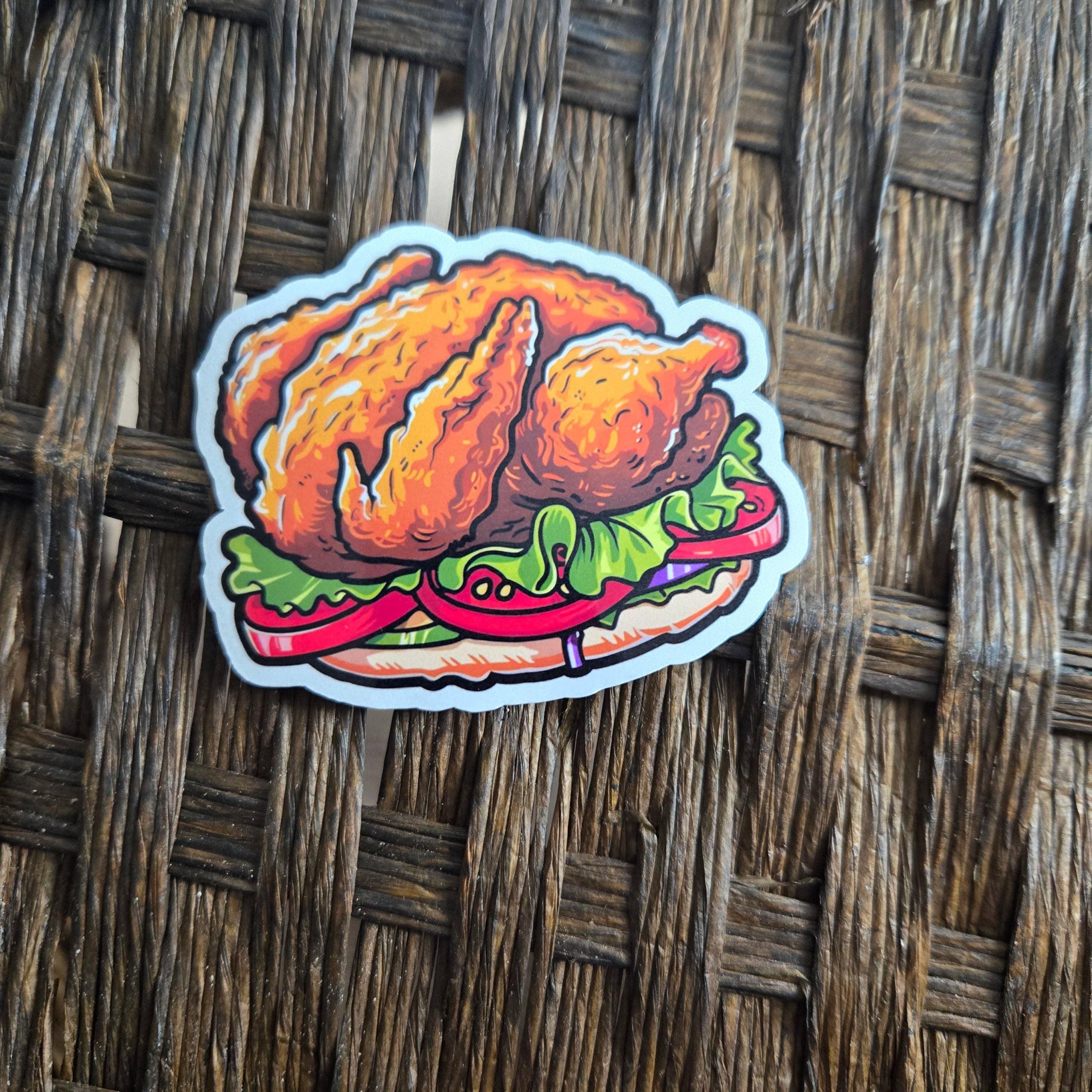 Vegas Custom Creations - Wholesale Sticker - Fried Chicken Stickers5