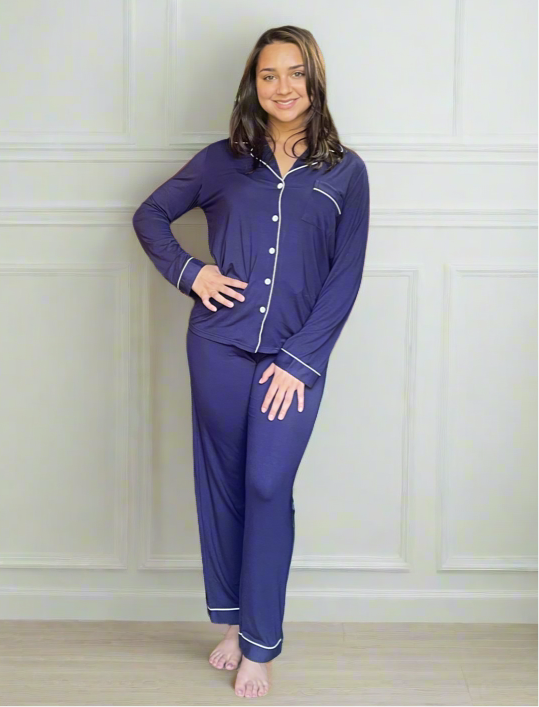 Willie J’s: The Easy PJ’s - Vente Haut et bas de pyjama – femme - Ensemble de pyjama en bambou doux qui évacue l'humidité pour femmes2