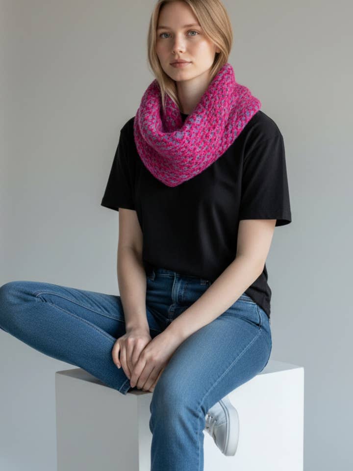 2 Tone Iconic Neck Warmer for wholesale by Artini Accessories