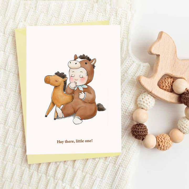 Year of Horse Baby Shower 馬年寶寶卡 for wholesale by Overice