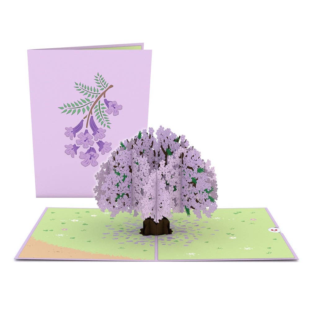 Lovepop Cards - Wholesale Everyday Greeting Card - Jacaranda Tree Card, 5x7" Pop-Up Cards2