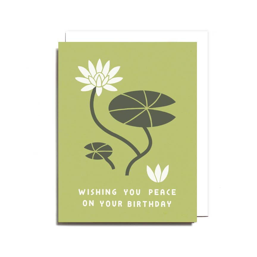 Worthwhile Paper - Wholesale Birthday Card - Peace on your Birthday Card