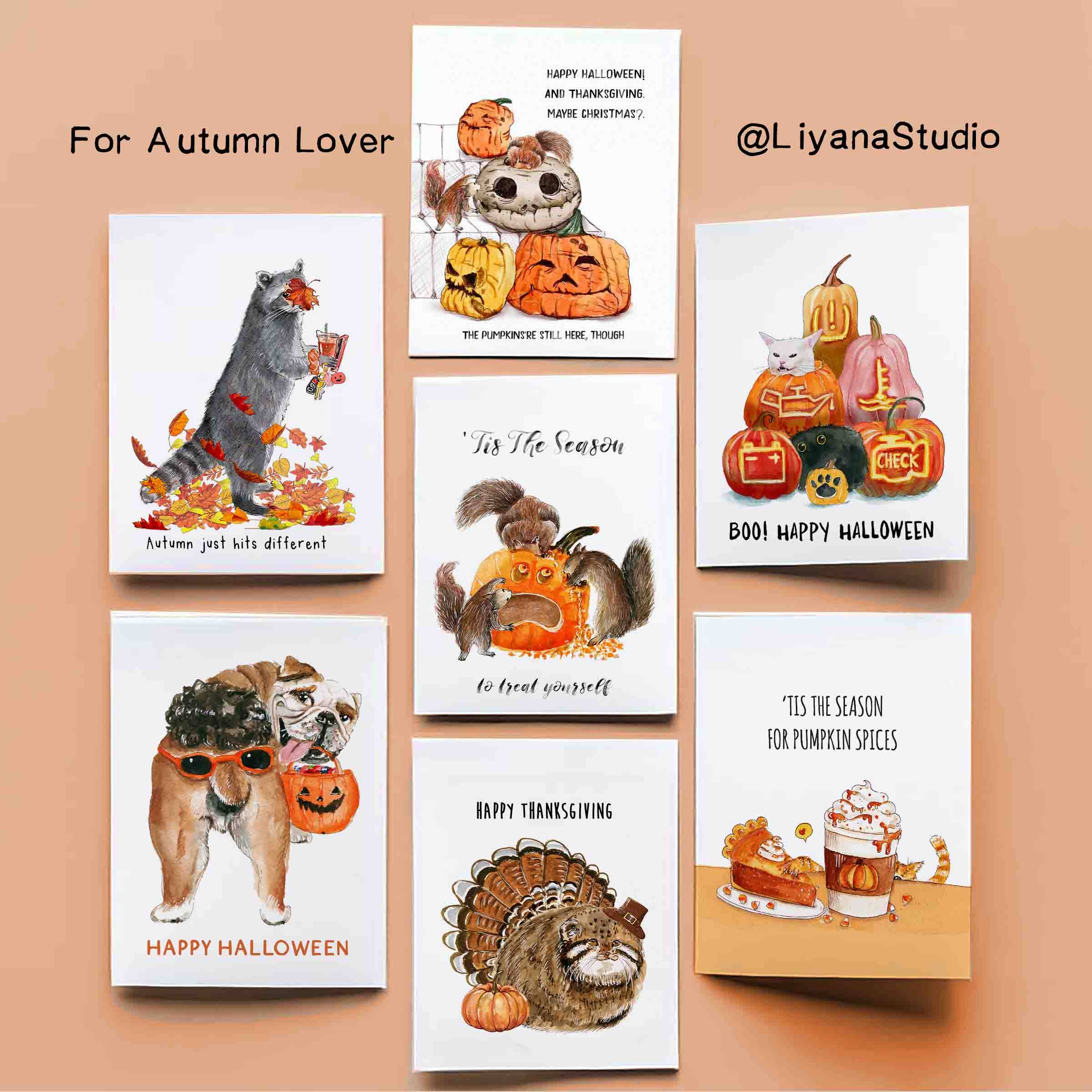 Liyana Studio - Wholesale Halloween Card - Boo Sheet Costumes - Funny Halloween Card5