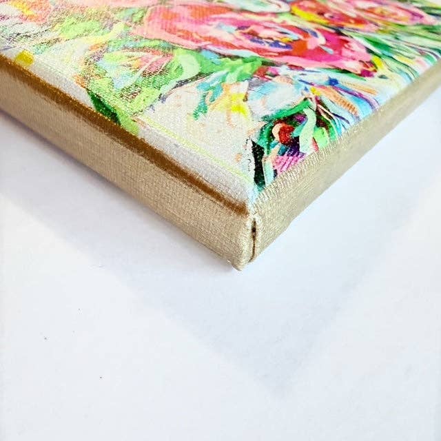 Audra Style - Wholesale Art Print - Ginger Jar Floral Canvas Print - Blue and White Flower Bouquet Art Painting2