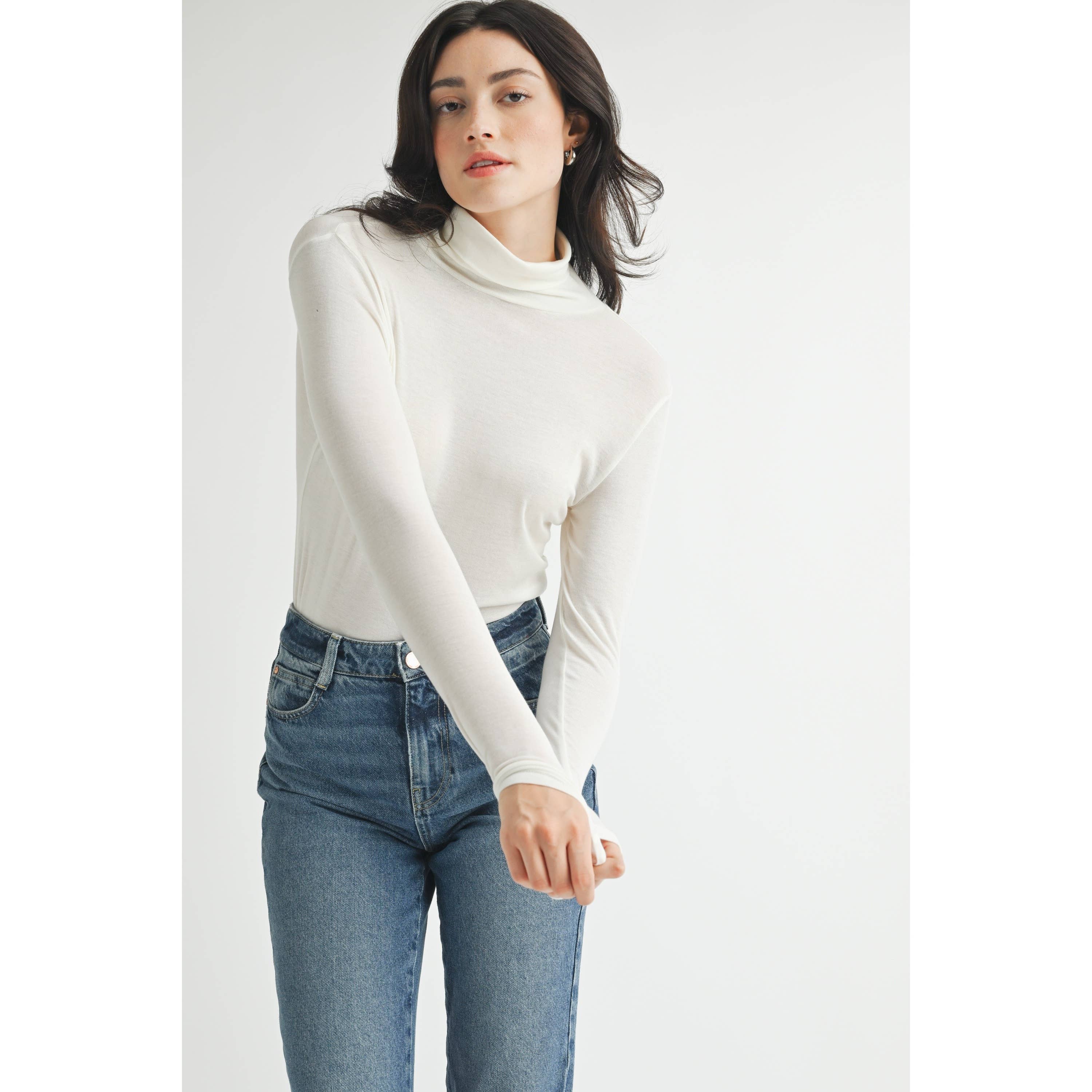 FUN2FUN - Wholesale Knit Top - Women's - BASIC TURTLENECK KNIT TOP14