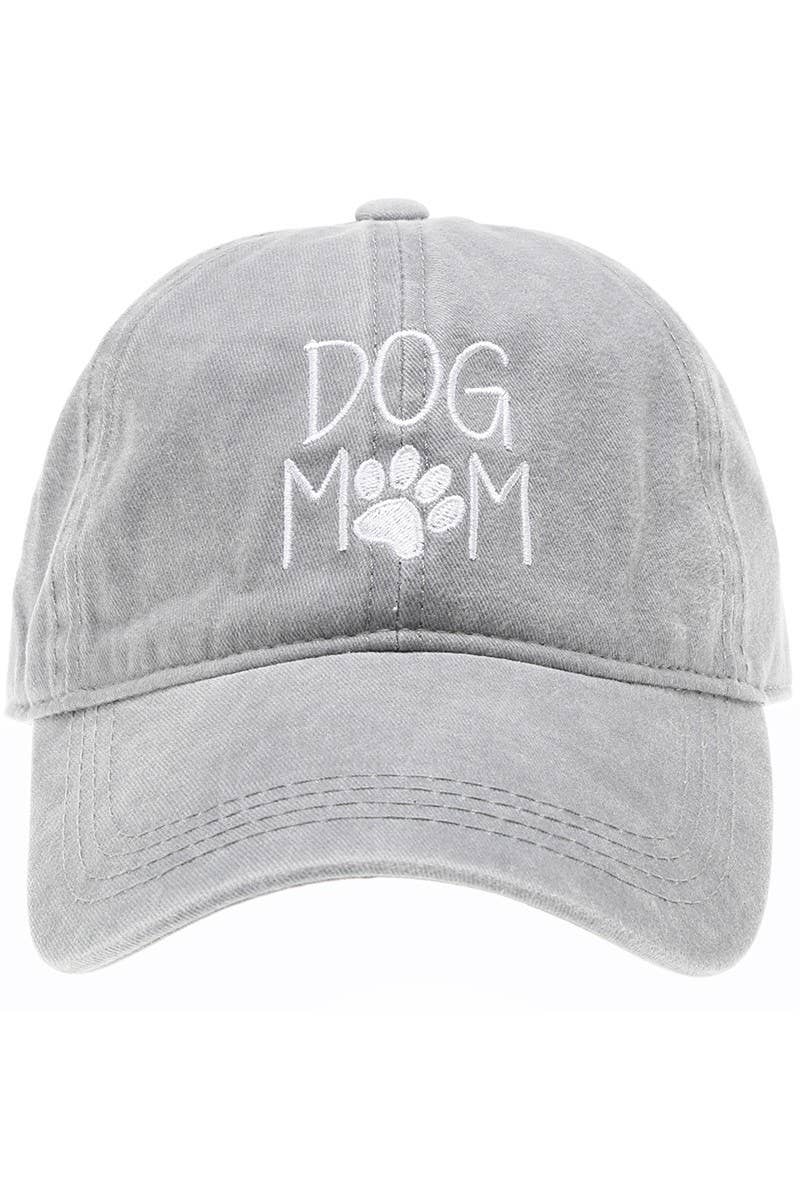 Fashion City - Vendita all'ingrosso Cappellino da baseball - Donna - Cappelli da baseball in cotone ricamati DOG MOM, stile vintage15