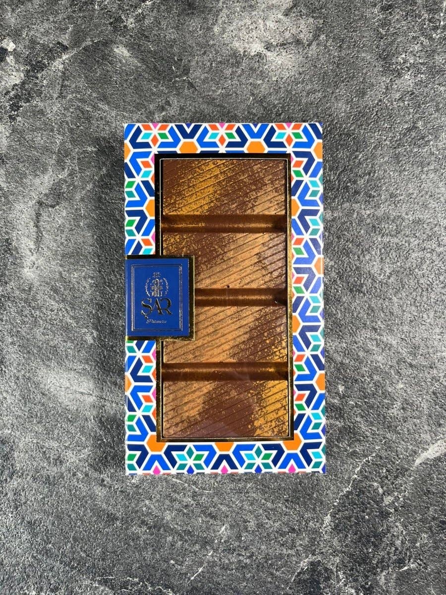 Aladdin – wholesale Chocolate bar – Handmade Dubai Chocolate Tablet - Belgian Chocolate with Pistachio & Roasted Kadayif