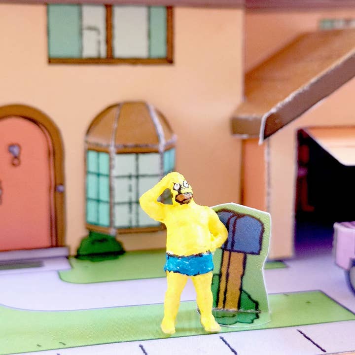 KikoIlustrador - Wholesale DIY Craft Kit - SIMPSONS HOUSE - Includes the Canyonero - H0 - A43