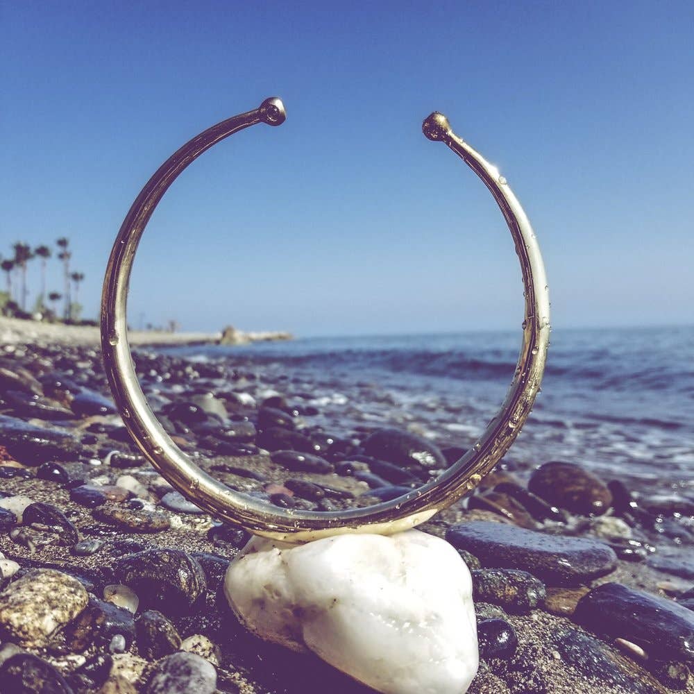 Bisjoux – wholesale Choker/Krage – Mässing Tunn Enkel tuareg krage halsband2