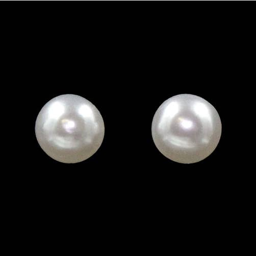 #9587E - 6mm Simulated White Pearl Earring - Post for wholesale by Bridal Store Jewelry