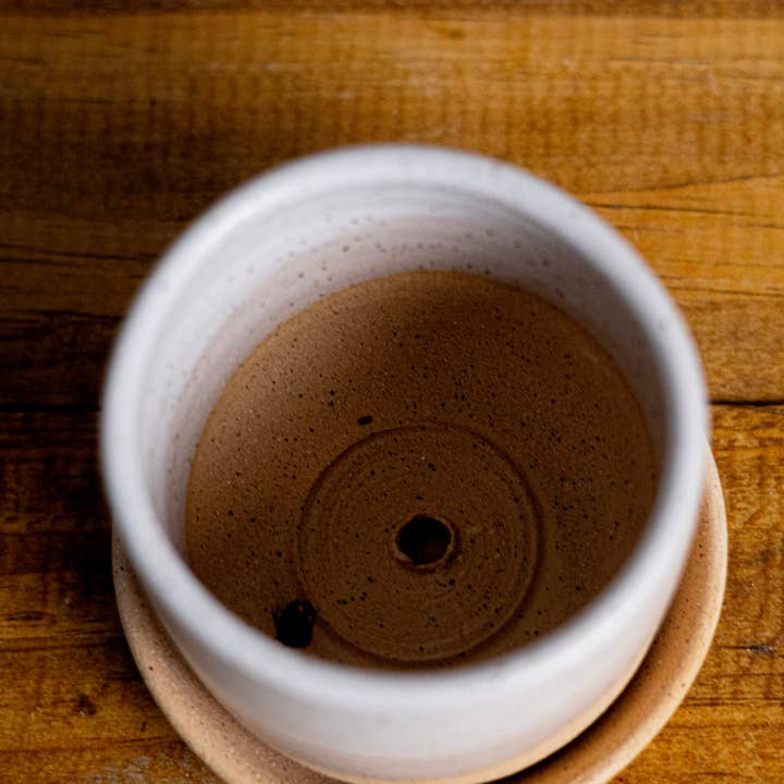 Hands On Ceramics - Vendita all'ingrosso Vasi per piante - Vaso in ceramica – Vaso da 3" con sottovaso4