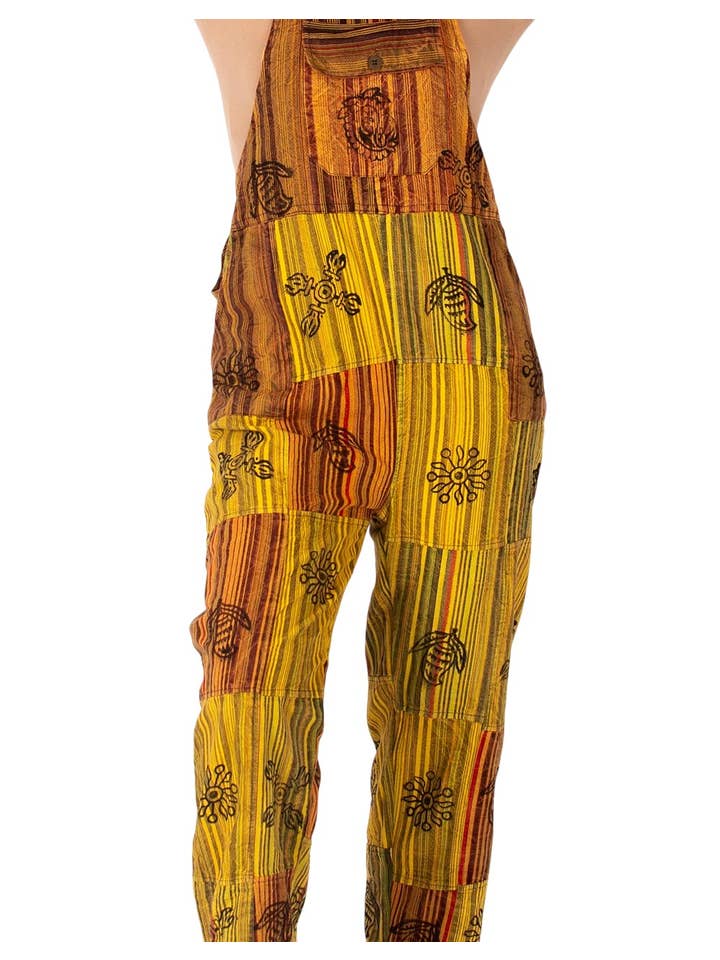 Kimago Look - Wholesale Overalls - Women's - Unisex Patchwork Boho Handmade Monkey | Kimago