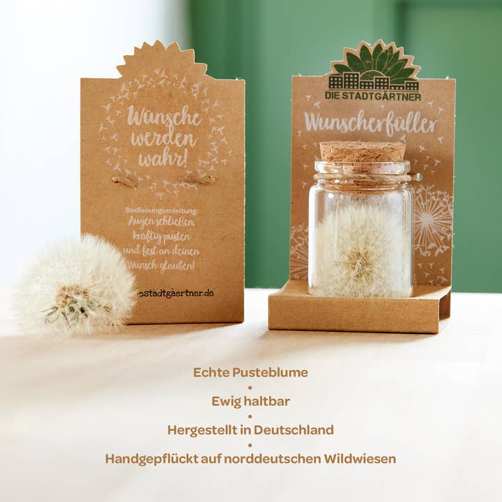 TDJ Stadtgärtner GmbH - Wholesale Party Favor - Wish filler, large - in 5 language variants