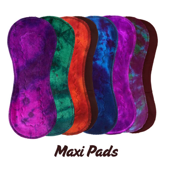 Maxi Pads - Reusable Sanitary Period Pads in Organic Cottons for wholesale by Honour Your Flow