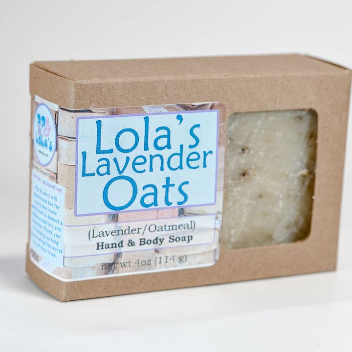 Avoine à la lavande de Lola pour la vente par Pip & Lola's Everything Homemade