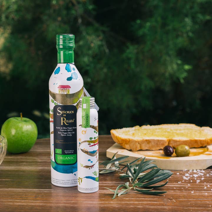 Señorios de Relleu SL - Wholesale Olive Oil - Extra Virgin Olive Oil 100 ml bot. aluminum ORGANIC